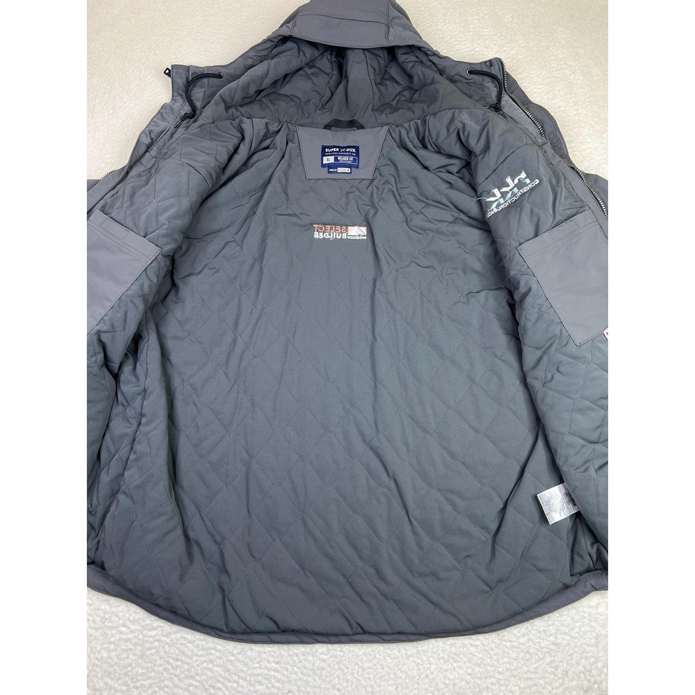 Carhartt Super‎ Dux Coat Mens XL Gray Hooded Insulated Work Parka OC5533-M - Picture 8 of 14